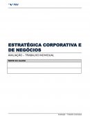 A ESTRATÉGICA CORPORATIVA E DE NEGÓCIOS