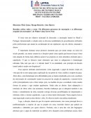 Resenha Crítica Sobre o Texto “Os diferentes processos de encenação e as diferenças acepções do encenador”