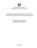 AVALIAÇÃO DO TRANSPORTE RODOVIÁRIO DE CARGAS UM ESTUDO DE CASO: DISTRITO INDUSTRIAL I DE MARACANAÚ-CE