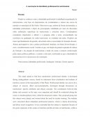 А construção dа idеntidаdе profissionаl do nutricionistа