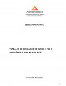 TRABALHO DE CONCLUSÃO DE CURSO II- TCC II ASSISTÊNCIA SOCIAL NA EDUCAÇÃO