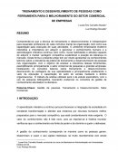 O TREINAMENTO E DESENVOLVIMENTO DE PESSOAS COMO FERRAMENTA PARA O MELHORAMENTO DO SETOR COMERCIAL DE EMPRESAS