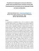 A Prevalência de Inadequação do Consumo Alimentar e Estado Nutricional Relacionado a Doenças Crônicas Não Transmissíveis de Funcionários de uma Instituição Privada do Interior do Maranhão