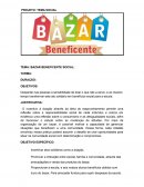 OS PROJETOS BAZAR