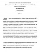 A ENGENHARIA DE TRÁFEGO E TRANSPORTES URBANOS