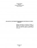 A AVALIAÇÃO DE CONTAMINANTES MICROBIANOS EM PESSOAS E NO MEIO AMBIENTE