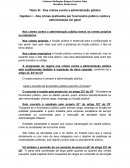 Petição iInicial Dos Crimes Contra a Administração Pública