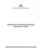 AS BOAS PRÁTICAS DE FABRICAÇÃO EM UNIDADE DE ALIMENTAÇÃO E NUTRIÇÃO