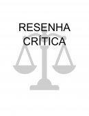 RESENHA CRÍTICA NO DIREITO