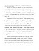 Fichamento: SELL, Carlos Eduardo. “Ideologias políticas”. Introdução à Sociologia Política. Petrópolis:Vozes