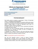 Os Modos de Organização Textual