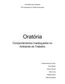 O Trabalho de Oratória