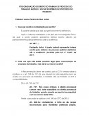 PÓS-GRADUAÇÃO DE DIREITO DO TRABALHO E PROCESSO DO TRABALHO MÓDULO: NOVAS FRONTEIRAS DO PROCESSO DO TRABALHO