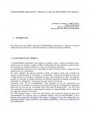 A Sustentabilidade Empresarial e o Impacto no Custo de Capital Próprio das Empresas