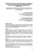 RESENHA DO ARTIGO INTITULADO “ASSÉDIO MORAL NO AMBIENTE DE TRABALHO: AFETAÇÃO AO PRINCÍPIO DA DIGNIDADE DA PESSOA HUMANA E AS CONSEQUÊNCIAS NA SAÚDE MENTAL DO TRABALHADOR.”