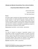 A Utilização dos Materiais Geossintéticos Para os Aterros Sanitários