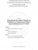 A Determinação de Oxido de Titanio em Fertilizante