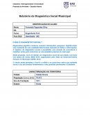 Relatório de Diagnóstico Social Municipal