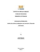 A Análise das Práticas Pedagógicas que Permeiam a Educação Antirracista