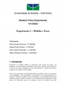 Universidade de Brasília – UnB Gama Relatório Física Experimental