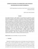 O COMBATE AO RACISMO AS CONTRIBUIÇÕES DE ARTE AFRICANA E AFRO-BRASILEIRA NO ENSINO FUNDAMENTAL.