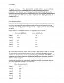 Conclusão Relatorio Estequiometria de reaçoes químicas