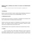 RESENHA CRÍTICA: DIFERENÇAS NOS ÍNDICES DE ANÁLISE DAS DEMONSTRAÇÕES FINANCEIRAS