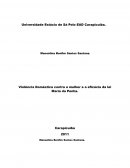 A Violência Doméstica contra a mulher e a eficácia da lei Maria da Penha.