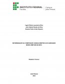 Relatório da Composição Granulométrica do Agregado Miúdo