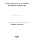 A Importância Das Atividades Lúdicas Para O Trabalho Do Psicopedagogo