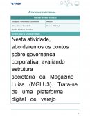 Atividade Individual Governança Corporativa