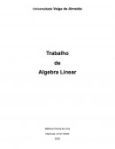 Trabalho de Algebra Linear