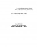 Trabalho Relato Da Análise Do Projeto Político Pedagógico