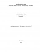 À Dignidade Humana No Ambiente Do Trabalho