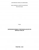 Empreendedorismo E Profissionalização Em Empresa Familiar