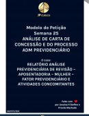 Análise De Carta De Concessão E Do Processo Adm Previdenciário