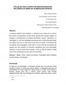 Os Ciclos De Vida E Aspectos Biopsicossociais: Influência Da Mídia Na Alimentação Infantil