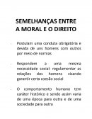 Semelhanças Entre A Moral E O Direito