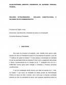 A Violação Constitucional E Nulidade Do Ato Administrativo