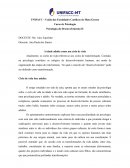 Curso de Psicologia Psicologia do Desenvolvimento