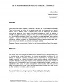 A Contabilidade Pública. Lei de Responsabilidade Fiscal. Corrupção