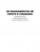 Os Ensinamentos de Cristo e Cidadania