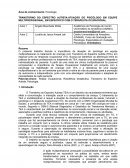 O Transtorno Do Espectro Autista:Atuação Do Psicólogo Em Equipe Multiprofissional, Em Específico Com O Terapeuta Ocupacional.