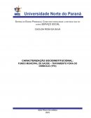 Caracterização Socioinstitucional: Fundo Municipal De Saúde – Tratamento Fora Do Domicilio (Tfd)