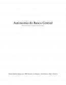Autonomia do Banco Central Macroeconomia FGV