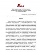 A História Da Saúde Pública No Brasil E Sicko: A Luta Pelo O Direito À Saúde