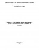 Atividade Elaborar, Implantar E Implementar A Política De Saúde E Segurança Dotrabalho