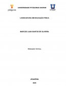 Portfolio, Marcos Luan Santos De Oliveira, Licenciatura Em Educação Fisica, Jequié