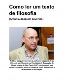 Como Ler um Texto de Filosofia