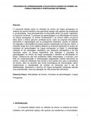 O Processo De Aprendizagem E Suas Dificuldades No Ensino Da Língua Inglesa E Portuguesa No Brasil